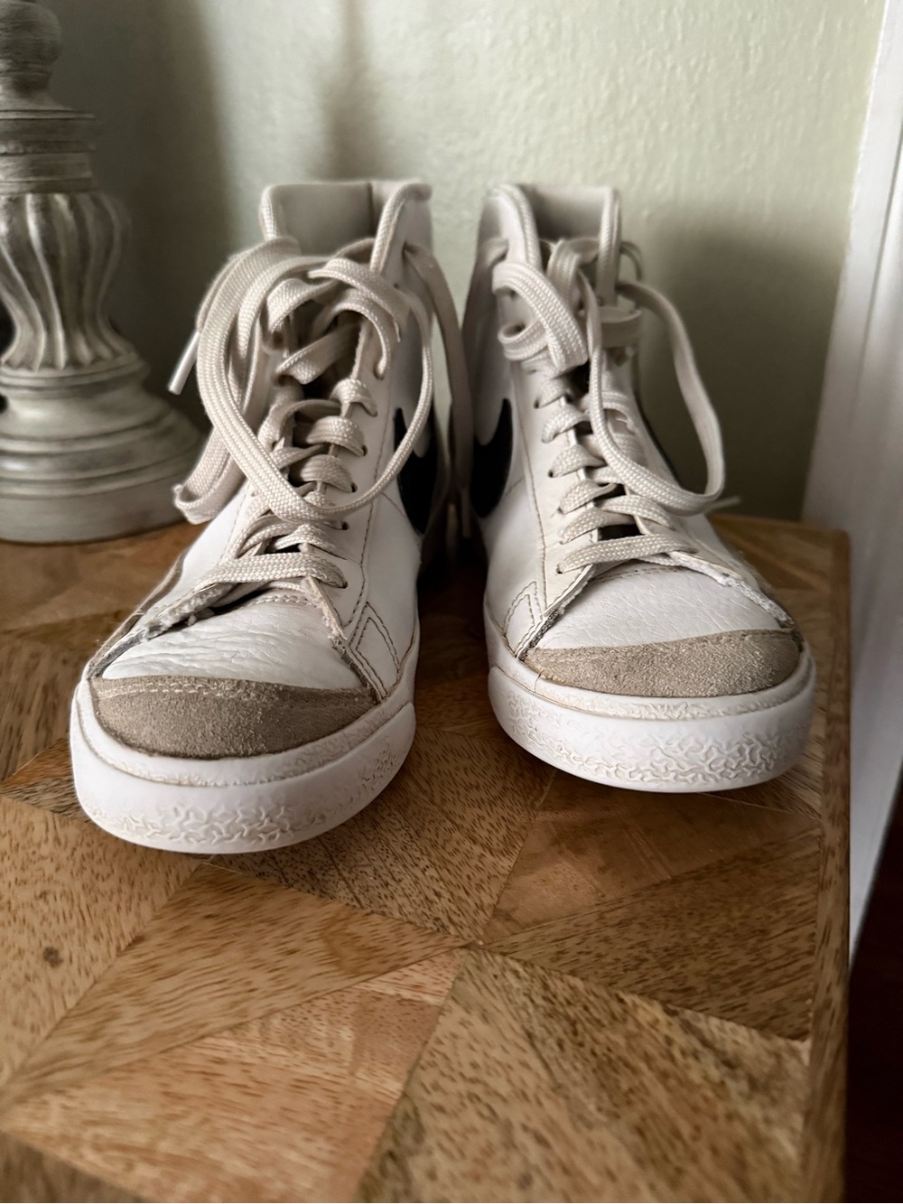 Nike Blazer Mid 77 White Black GS - Picture 3 of 6